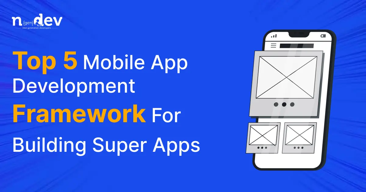 top 5 mobile app development Featured image