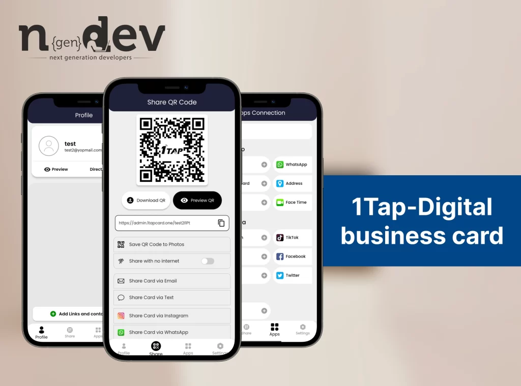 1tap-digital business card feature img