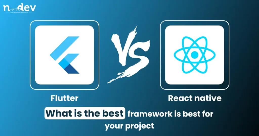 flutter vs react feature image