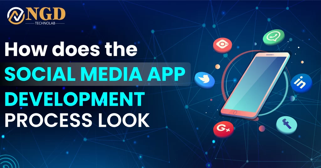 how does the social media app development process look