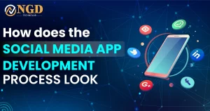 how does the social media app development process look