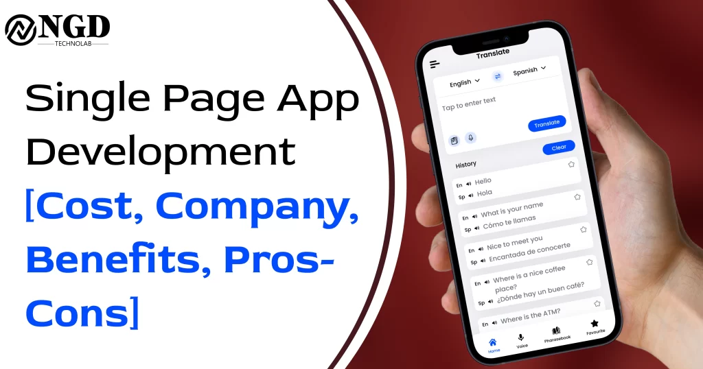 single page app development: cost, companies, benefits & pros-cons