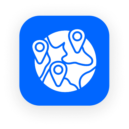 agency presence in 3 continents in Python in website service page