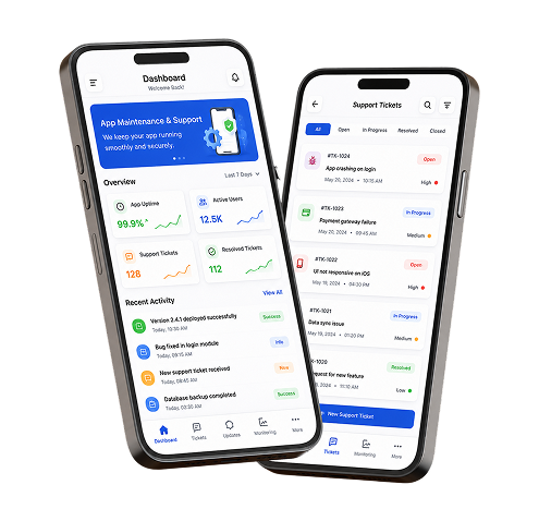 App Maintenance & Support in main image