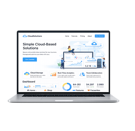 Cloud-Based Solutions in main image