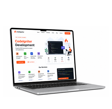 CodeIgniter Development in main image