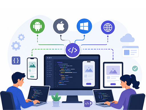 Cross-Platfrom Developer in main image