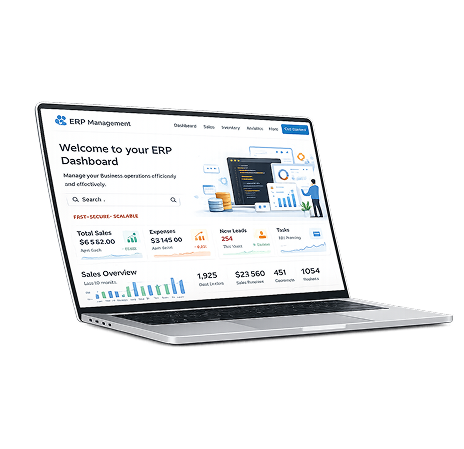 ERP Development in main image