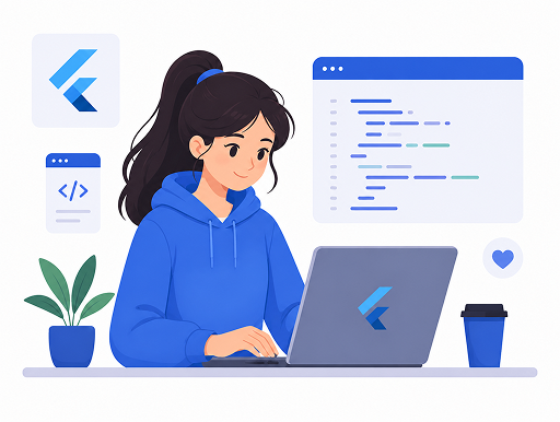 Flutter Developer in main image