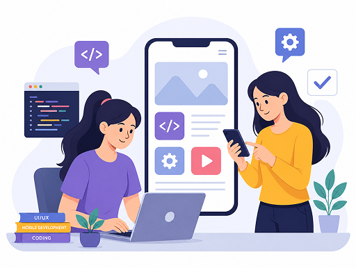 Mobile app Developer in main image