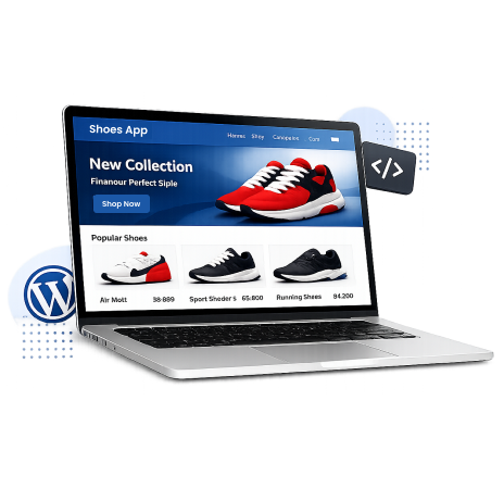 WordPress Development in main page