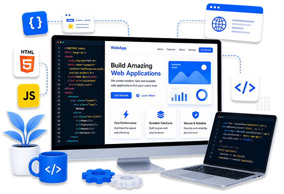 home page web app