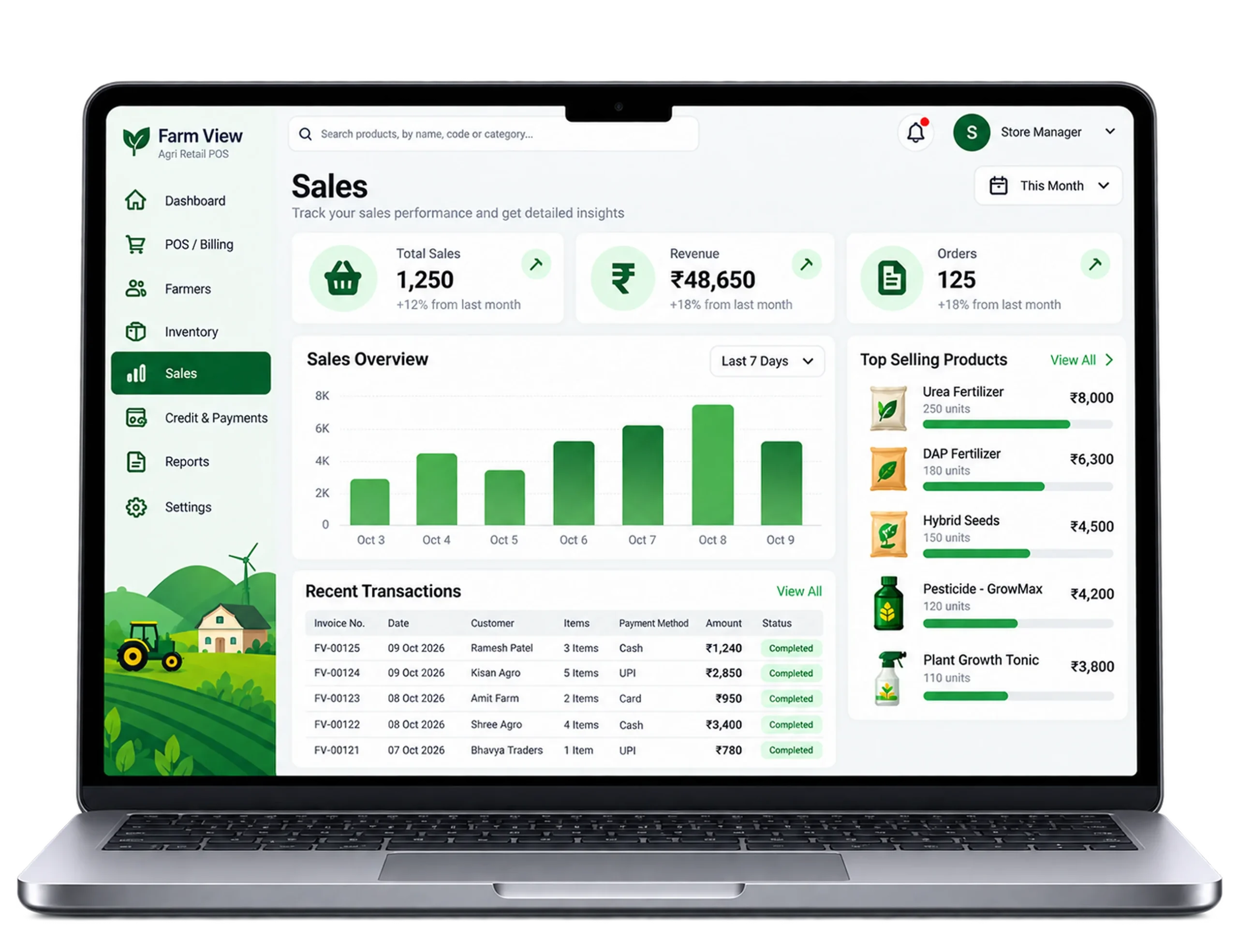 farmer-and-retail-management-client-solution