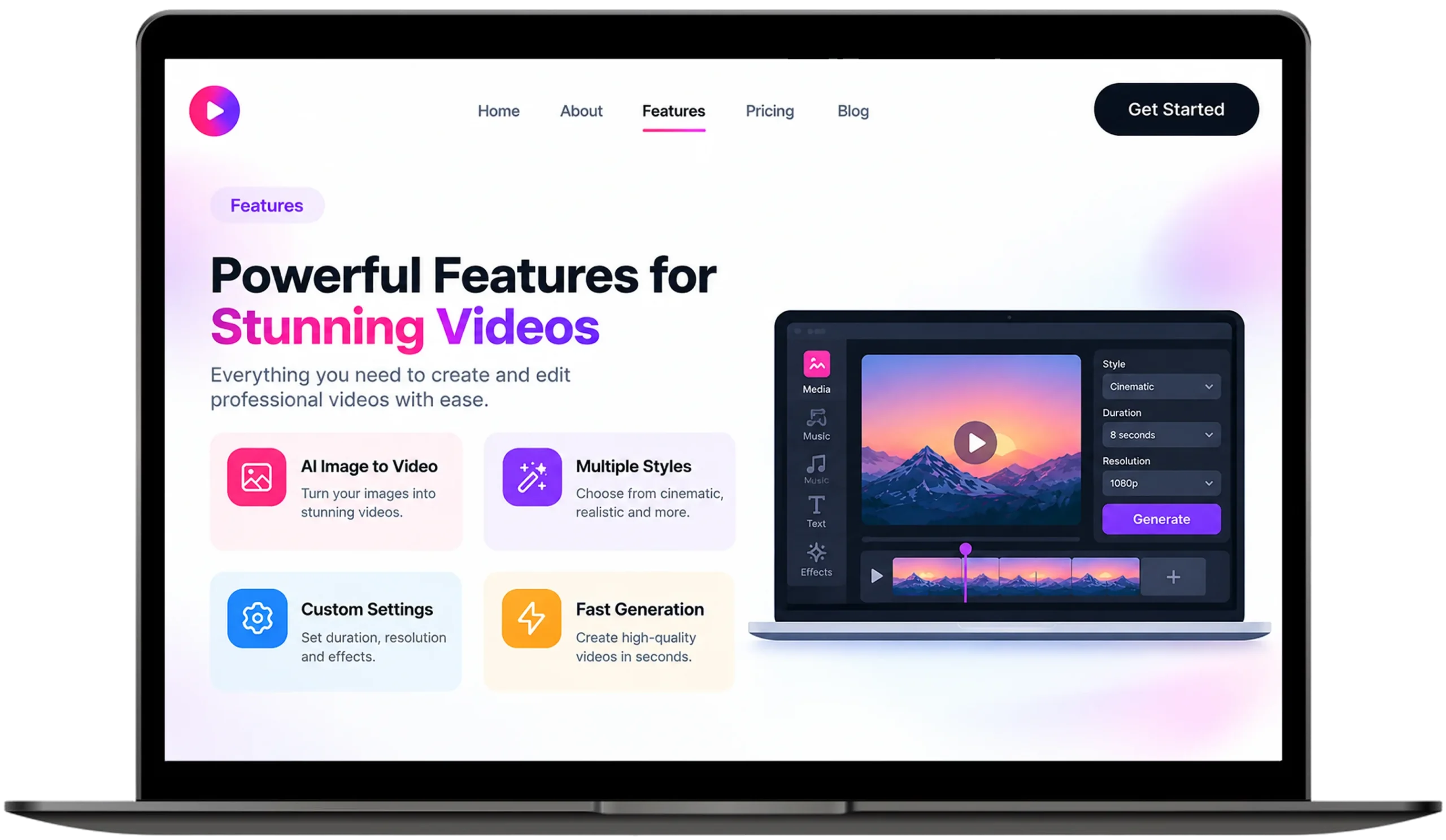 ai-video-generator-dashboard-develop-key-feature