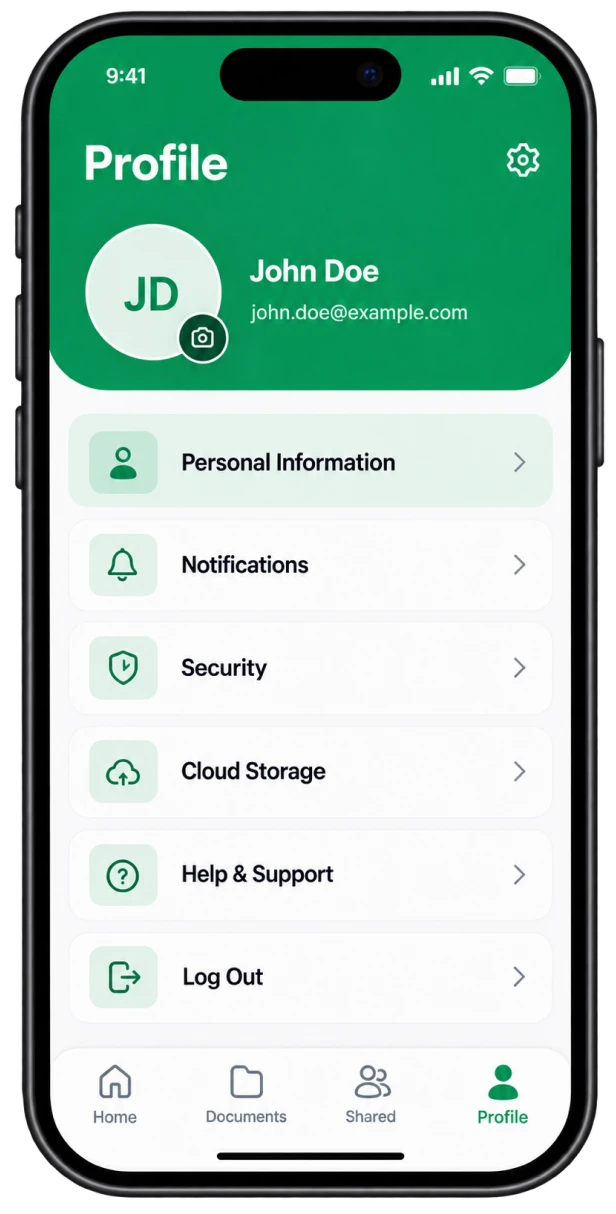 document-workflow-app-interface