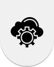 cloud-based web development icon web development main page in cloud-based web development icon