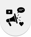 digital-marketing main page in social media marketing icon icon